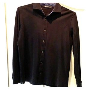 Bugatchi Men’s long sleeve shirt black